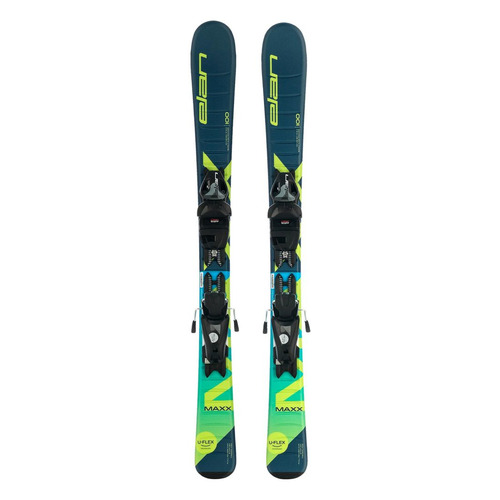Горные лыжи ELAN Maxx QS 130-150 + EL 7.5 Shift, 109-67-95мм, 130см, с креплением EL 7.5 Shift [afdhsk21+db898219]