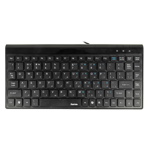 Клавиатура HAMA SL720 Slim, USB, черный [r1050449]