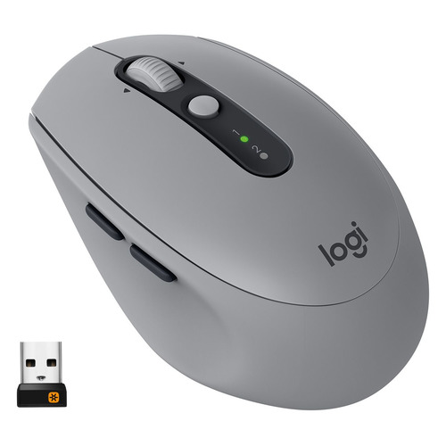 Мышь Logitech M590, оптическая, беспроводная, USB, серый [910-005198]