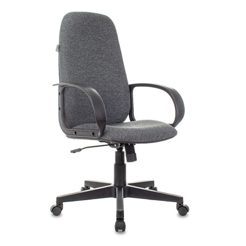 Кресло руководителя Бюрократ CH 279, на колесиках, ткань, серый [ch 279 g]