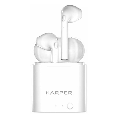 Гарнитура Harper HB-508 (v.5.0), Bluetooth, вкладыши, белый [h00002045]