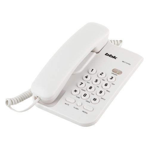 Проводной телефон BBK BKT-74 RU, белый