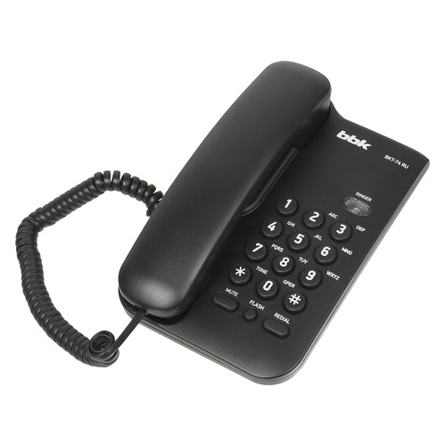 Проводной телефон BBK BKT-74 RU, черный