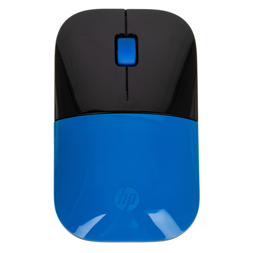 Мышь HP z3700, оптическая, беспроводная, USB, синий и черный [v0l81aa]