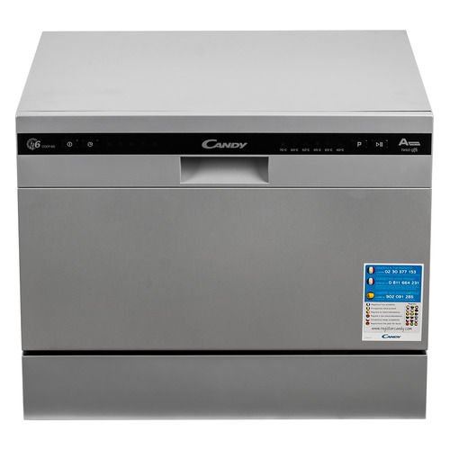 Посудомоечная машина Candy CDCP 6/ES-07, компактная, серебристая [32000979]