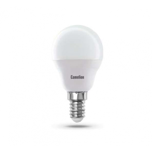 Лампа светодиодная LED7-G45/830/E14 7Вт шар 3000К тепл. бел. E14 530лм 220-240В Camelion 12069, 1шт