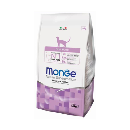 Monge Cat Sterilised Сухой корм для стерилизованных кошек , 1,5 кг