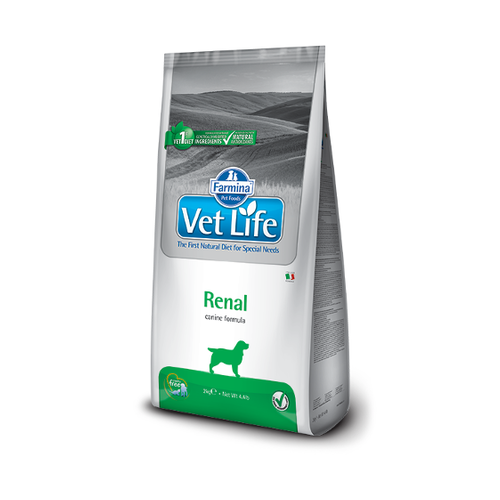 Farmina Vet Life Dog Renal Сухой лечебный корм для взрослых собак при почечной недостаточности, 2 кг