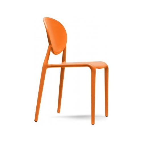 Пластиковый стул Scab design Gio оранжевый