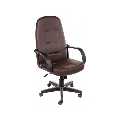Компьютерное кресло Тетчер CH747 коричневый, экокожа