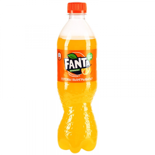 Напиток газированный Fanta апельсин пластик 0.5 л