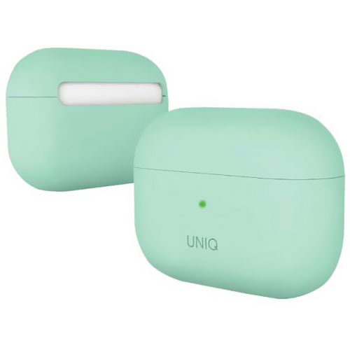 Чехол Uniq Lino Hybrid Liquid Silicon для AirPods Pro Green
