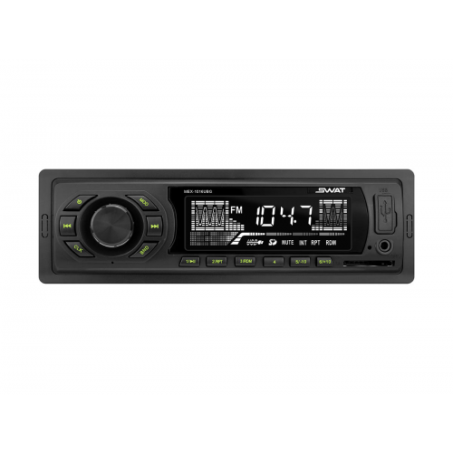Автомагнитола SWAT MEX-1016UBG 1 din 4х50 Вт., MP3, USB, SD зеленый