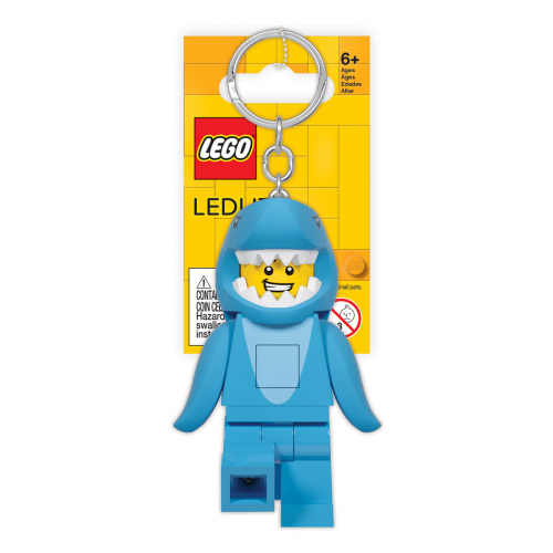 Брелок-фонарик для ключей LEGO Iconic - Shark Suit Guy (Человек-акула) LGL-KE155