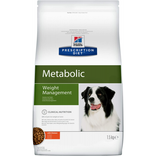 Сухой корм для собак Hill's Prescription Diet Metabolic Weight Management, птица, 1,5кг