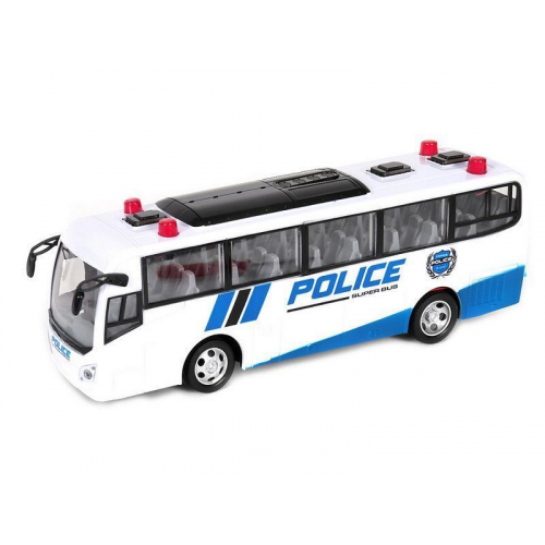 Радиоуправляемая машина MX Автобус Полиция (с мигалками) +акб, 1/18 MX19219