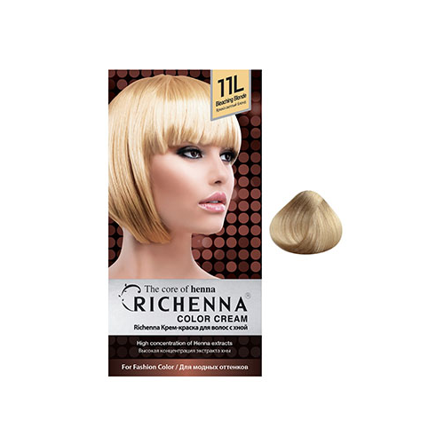 Краска для волос RICHENNA Color Cream 11L Bleaching Blonde