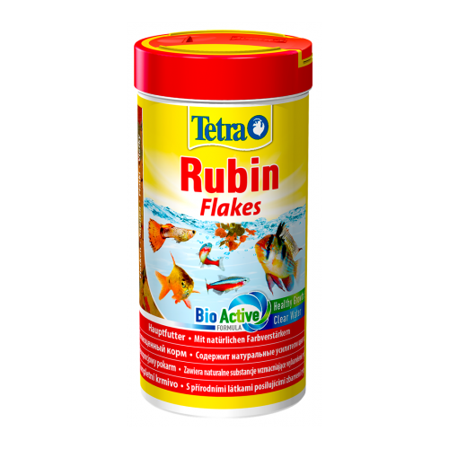 Корм для рыб Tetra Rubin, для улучшения окраска, хлопья, 250 мл
