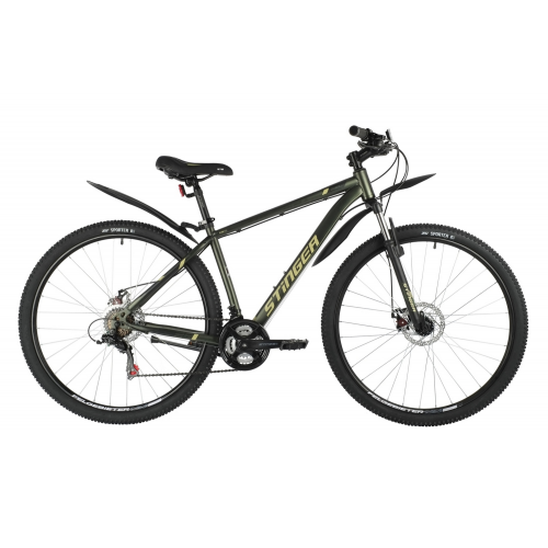 Stinger Велосипед Горные Caiman D 29, год 2021 , ростовка 22, цвет Зеленый