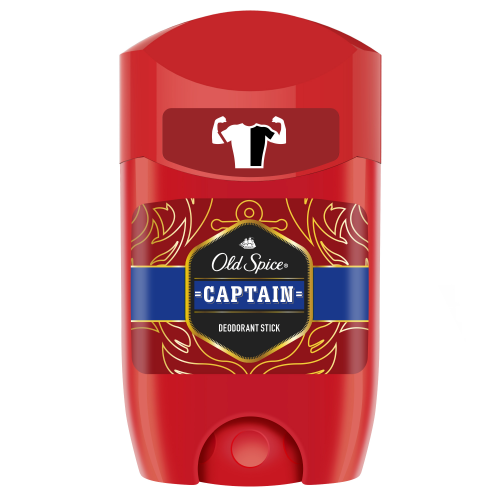 Твёрдый дезодорант для мужчин Old Spice Captain 50 мл