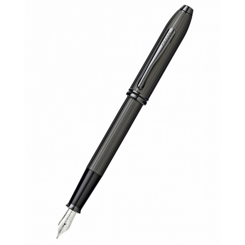 Перьевая ручка Cross Townsend Matte Black PVD, перо F AT0046-60FS