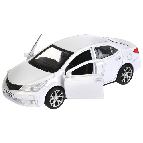Инерционная металлическая машина Технопарк Toyota Corolla белая, 12 см