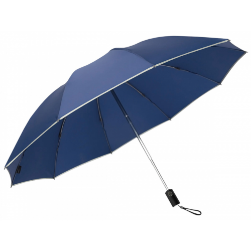 Зонт складной унисекс автоматический Zuodu Automatic Umbrella LED blue