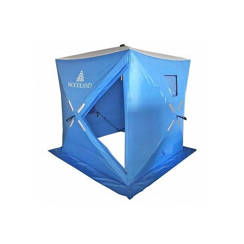 Зимняя палатка куб Woodland Ice Fish 4 New (синий)