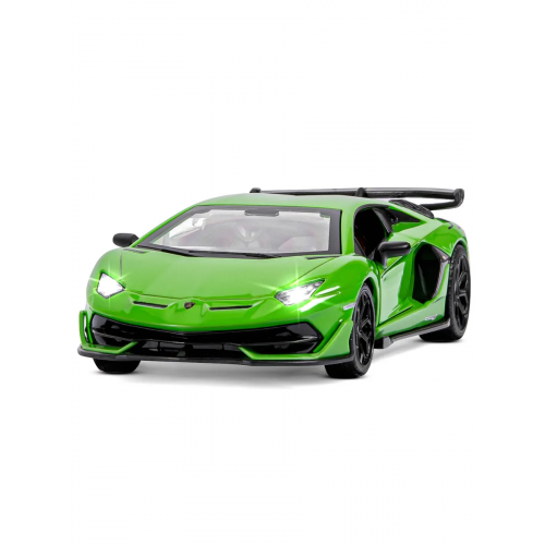 Машинка инерционная Автопанорама 1:32 Lamborghini SVJ, зеленый