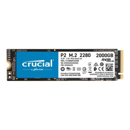 SSD диск Crucial P2 2ТБ (CT2000P2SSD8)