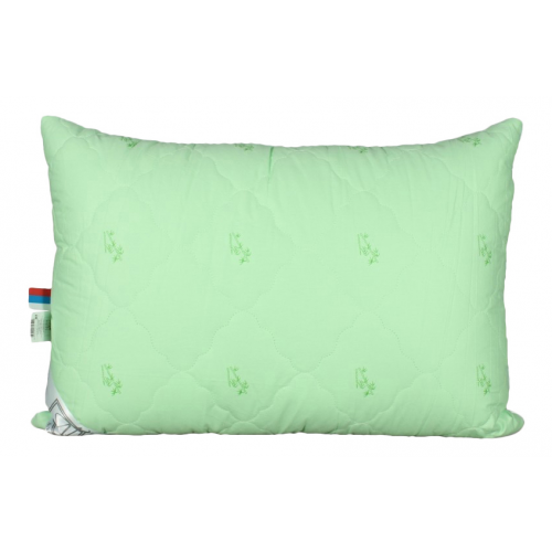 Подушка для сна АльВиТек пух лебяжий, полиэстер, бамбук 68x68 см
