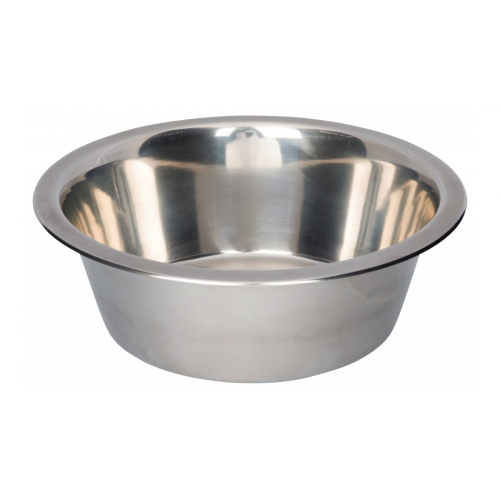Одинарная миска для собак TRIXIE, сталь, серебристый, 0.45 л