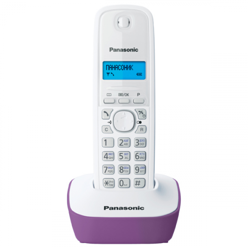 DECT телефон Panasonic KX-TG1611RUF White/Violet