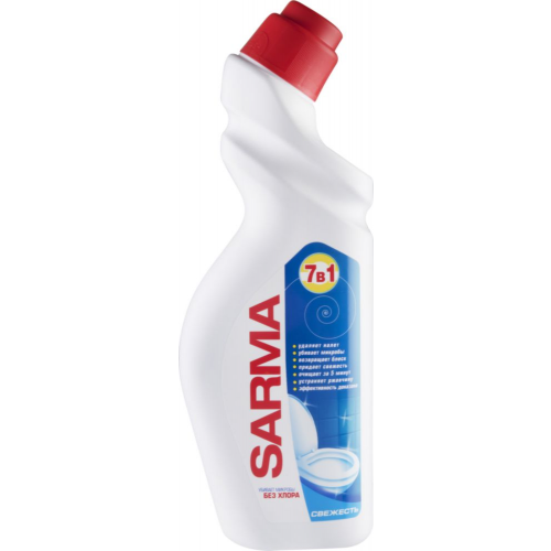 Средство Sarma чистящее для сантехники свежесть 7в1 750 мл