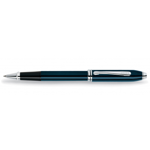 Cross Townsend - Quartz Blue Lacquer, ручка-роллер, M, BL