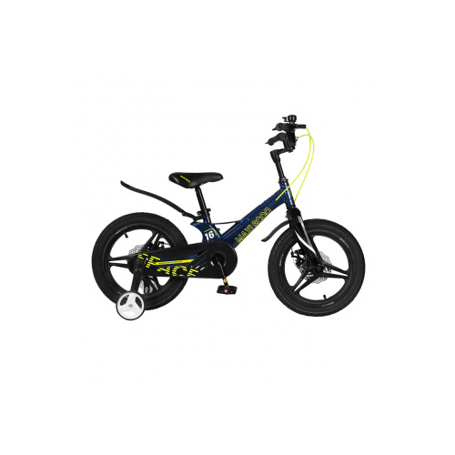 Детский двухколесный велосипед Maxiscoo Space 16" Делюкс , Синий
