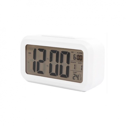 Часы-будильник Сигнал EC-137W White