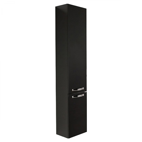 Шкаф-колонна подвесная "Ария" чёрный глянец
