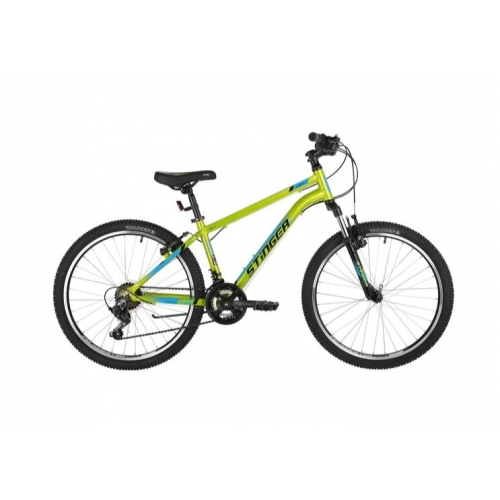 Велосипед STINGER 24" ELEMENT STD зеленый, алюминий, размер 12"