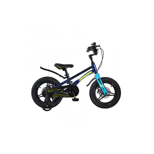 Детский двухколесный велосипед Maxiscoo Ultrasonic 14" Делюкс, Черный Аметист MSC-U1402D