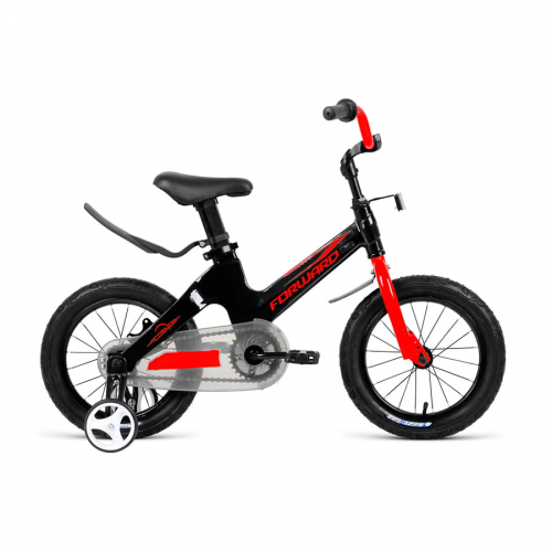 Велосипед детский 12" Forward Cosmo MG 2021 год Черно/Красный/1BKW1K7A1007