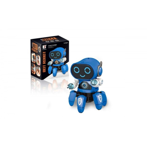 Интерактивная игрушка танцующий робот Robot Bot Pioneer, синий