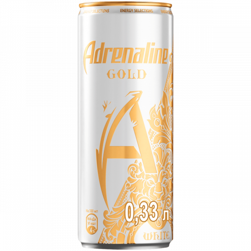 Напиток Adrenaline Gold энергетический Цитрус Виноград 330мл
