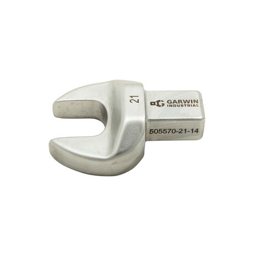 GARWIN INDUSTRIAL 505570-21-14 Насадка для динамометрического ключа рожковая 21 мм, с посадочным квадратом 14х18
