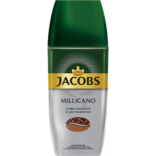 Кофе Jacobs Millicano молотый растворимый 90г