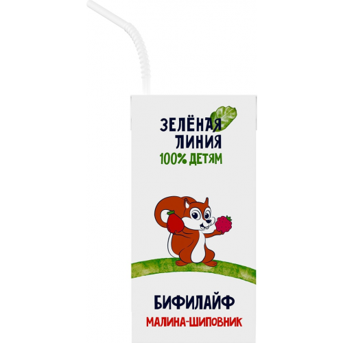 Бифилайф детский Маркет Зеленая линия Малина-Шиповник 2.5% 210г