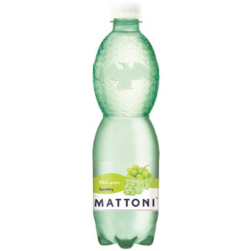 Напиток Mattoni на основе минеральной воды со вкусом белого винограда 0.5л