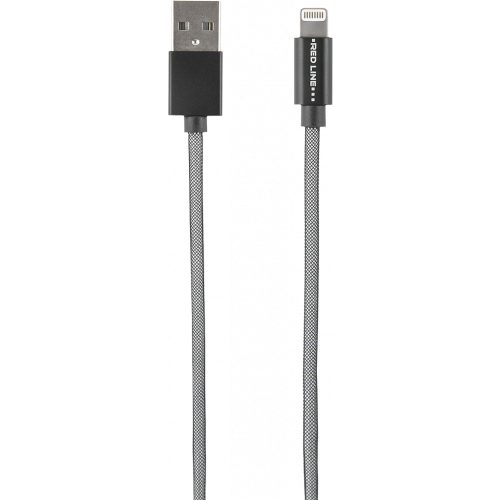 Кабель Red Line Fishnet USB to Apple Lightning Black