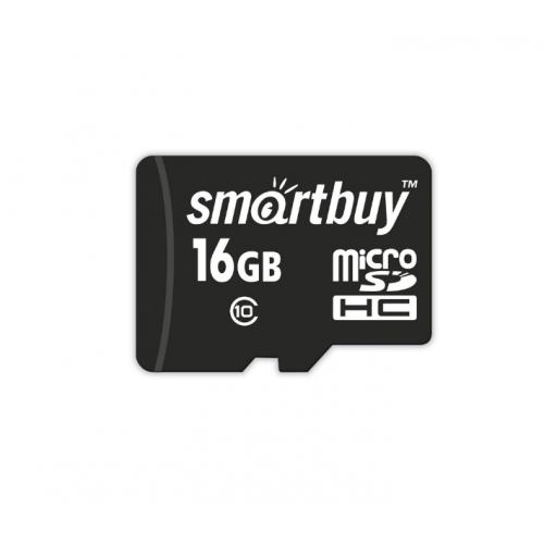 Карта памяти micro SDHC 16GB SmartBuy LE (Class 10, без адаптера) (SB16GBSDCL10-00LE)