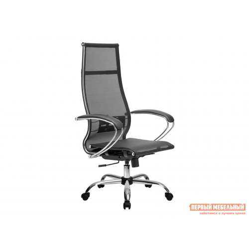 Кресло руководителя МЕТТА-7(MPRU)/подл.131/осн.003 Черный, экокожа, сетка